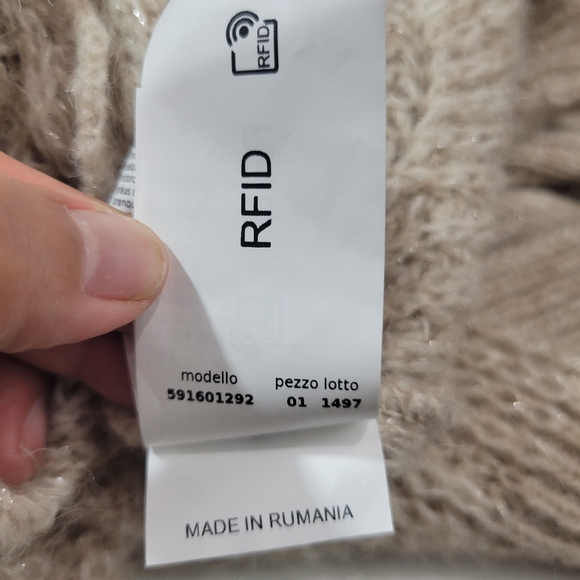 Emme Marella Alpaca Blend Knit Cozy Long Open Cardigan Size Small - Picture 9 of 10